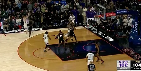 亿万28官网-菲利波夫斯基关键三分未能命中，还剩2秒爵士落后76人2分